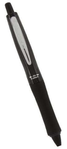 Pilot Dr. Grip FullBlack Retractable Ball Point Pen, Medium Point, Black Ink, Single Pen (36193)