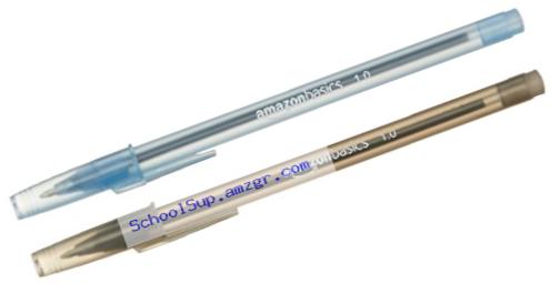 AmazonBasics Ballpoint Pens 1.0mm - Pack of 100