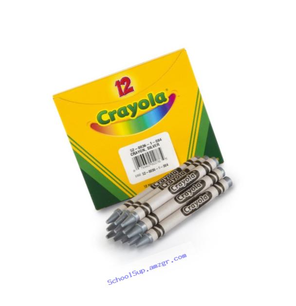 Crayola Bulk Crayons Silver 12 Per Box