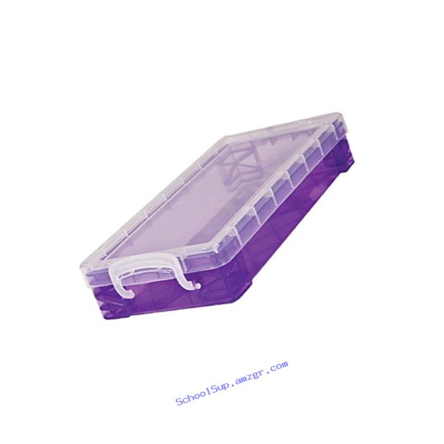 ADVANTUS Super Stacker Pencil Box, 8.25 x 1.5 x 4 Inches, Color May Vary, 1 Box (34365)