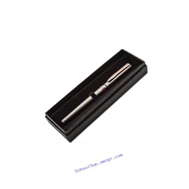 Pentel Libretto Roller Gel Pen, Rose Gold, Black Ink with Gift Box, Pen 0.7mm, 1 Pack (K600PG-A)