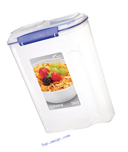 Sistema Klip It Collection Cereal Food Storage Container, 142 Ounce/17.75 Cup