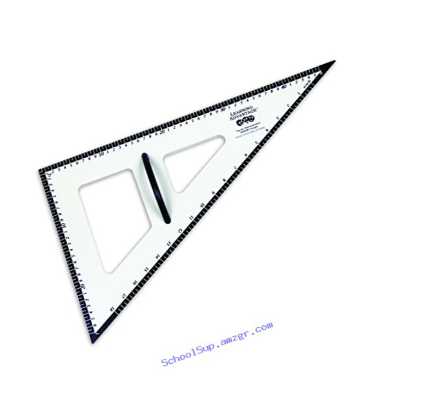 Learning Advantage 7594 Dry Erase Magnetic Triangle, 30/60/90 Degree