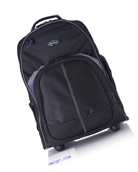 Targus Compact Rolling Backpack for Laptops up to 16-Inch/MacBook Pros up to 17-Inch, Black (TSB750US)