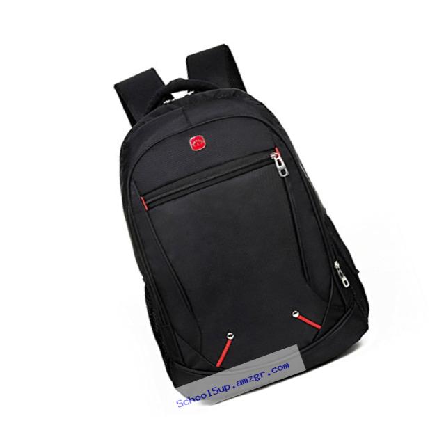 hopesport Multi-Compartment Basics Backpack for Laptops, Black