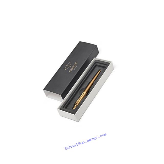 Parker Jotter Premium West End Brushed GT Ballpoint Pen, Gift Box