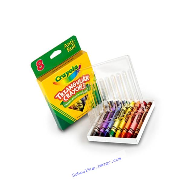 Crayola 8ct Triangular Crayons