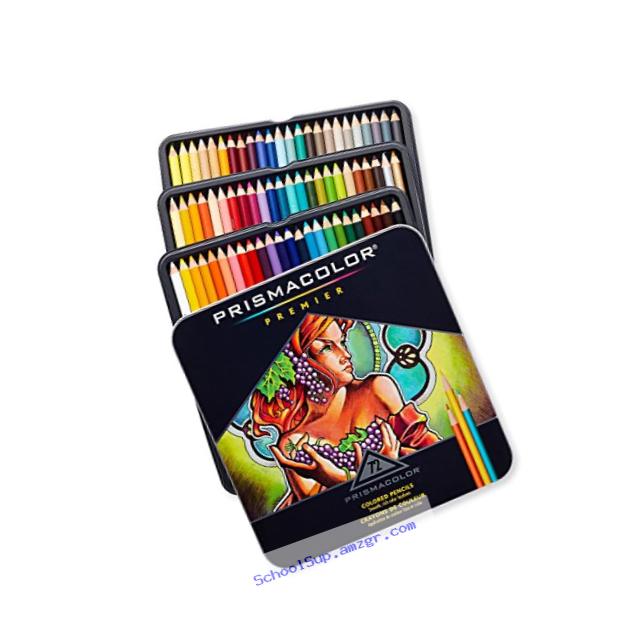 Prismacolor Premier Colored Pencils, Soft Core, 72-Count