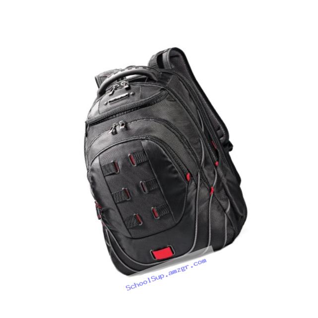 Samsonite Luggage Tectonic Backpack, Black/Red, One Size