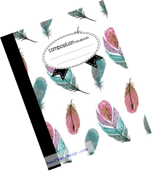 Composition Notebook, 8.5 x 11, 110 pages : Boho Style: (School Notebooks)
