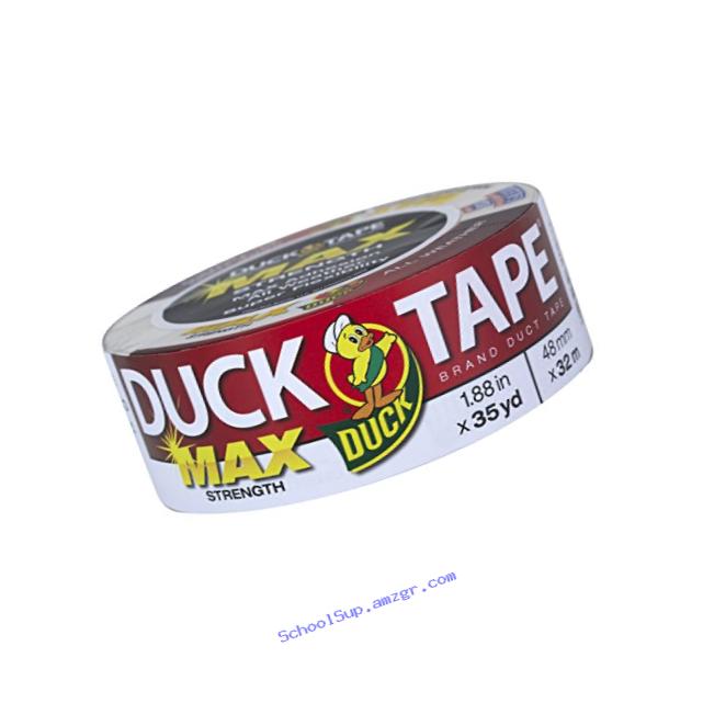 Duck Brand 240866 MAX Strength Duct Tape, 1.88 Inches by 35 Yards, White, Single Roll