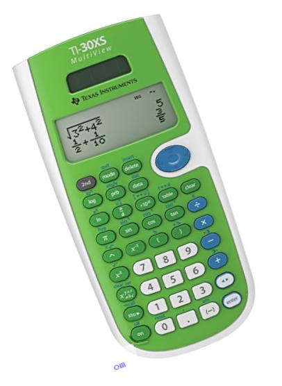 Texas Instruments TI30XSMVLIMEGRN Calculator