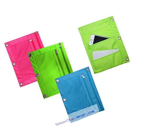 Inkology Pocket Binder Pouch, Design May Vary, 1 Pouch per Pack (490-5)