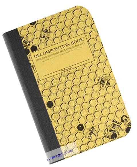 Honeycomb Pocket Sized Decomposition Book: College-ruled Composition Notebook With 100% Post-consumer-waste Recycled Pages